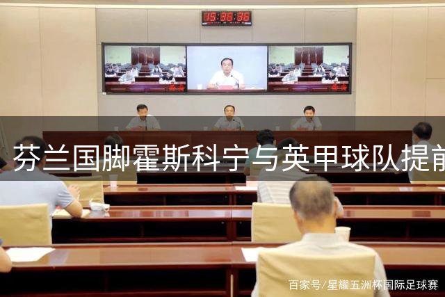 芬兰国脚霍斯科宁与英甲球队提前解约